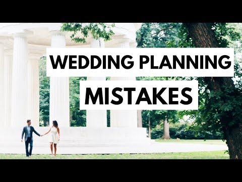Biggest Wedding Planning Mistakes | TIPS