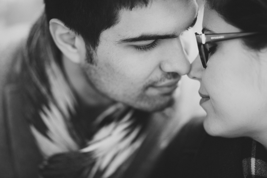 Indoor + Outdoor Engagement Photoshoot | Danforth, Toronto