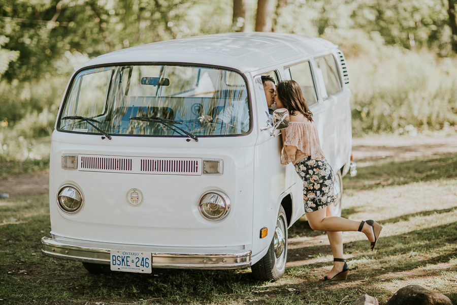 Das VW Van Engagement Pictures