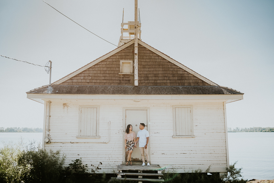 Cherry Beach Engagement Pictures by Toronto Wedding Photographer