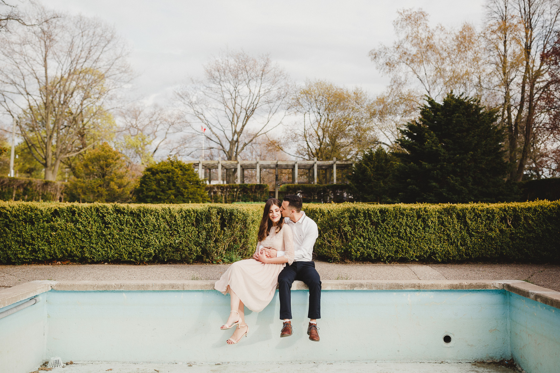 oronto Cherry Blossom High Park Engagement Pictures