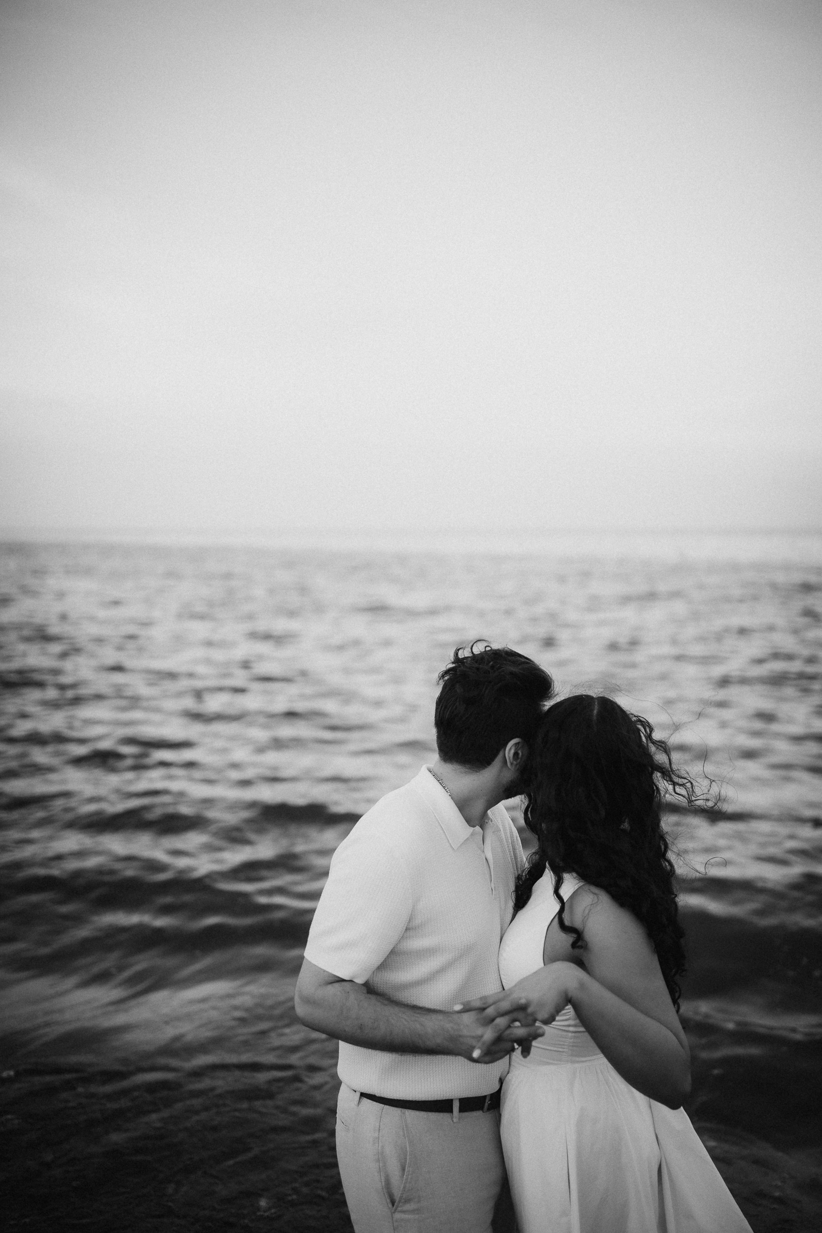 Elegant Engagement Photos at R.C. Harris Water Treatment Plant in Toronto