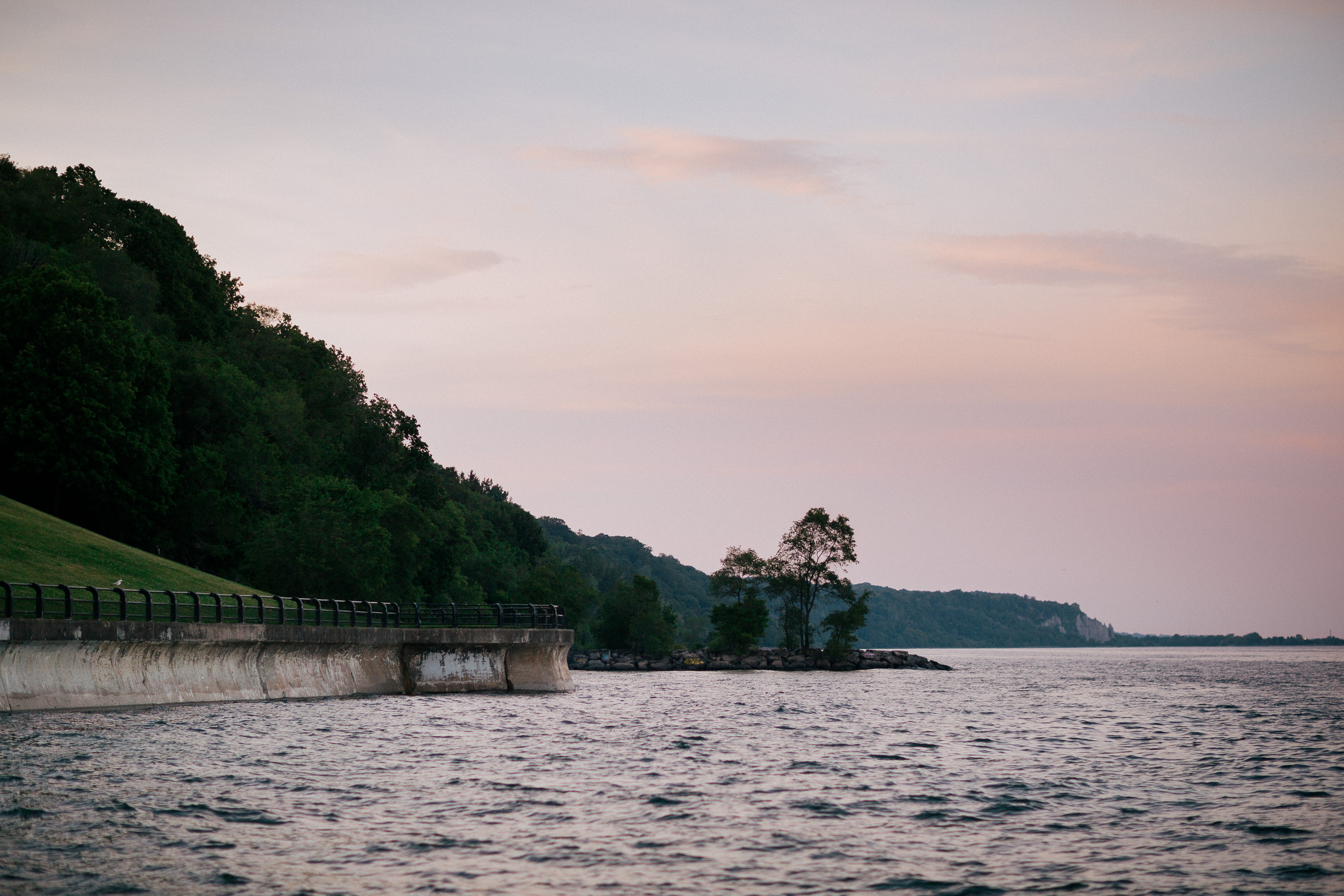 Elegant Engagement Photos at R.C. Harris Water Treatment Plant in Toronto