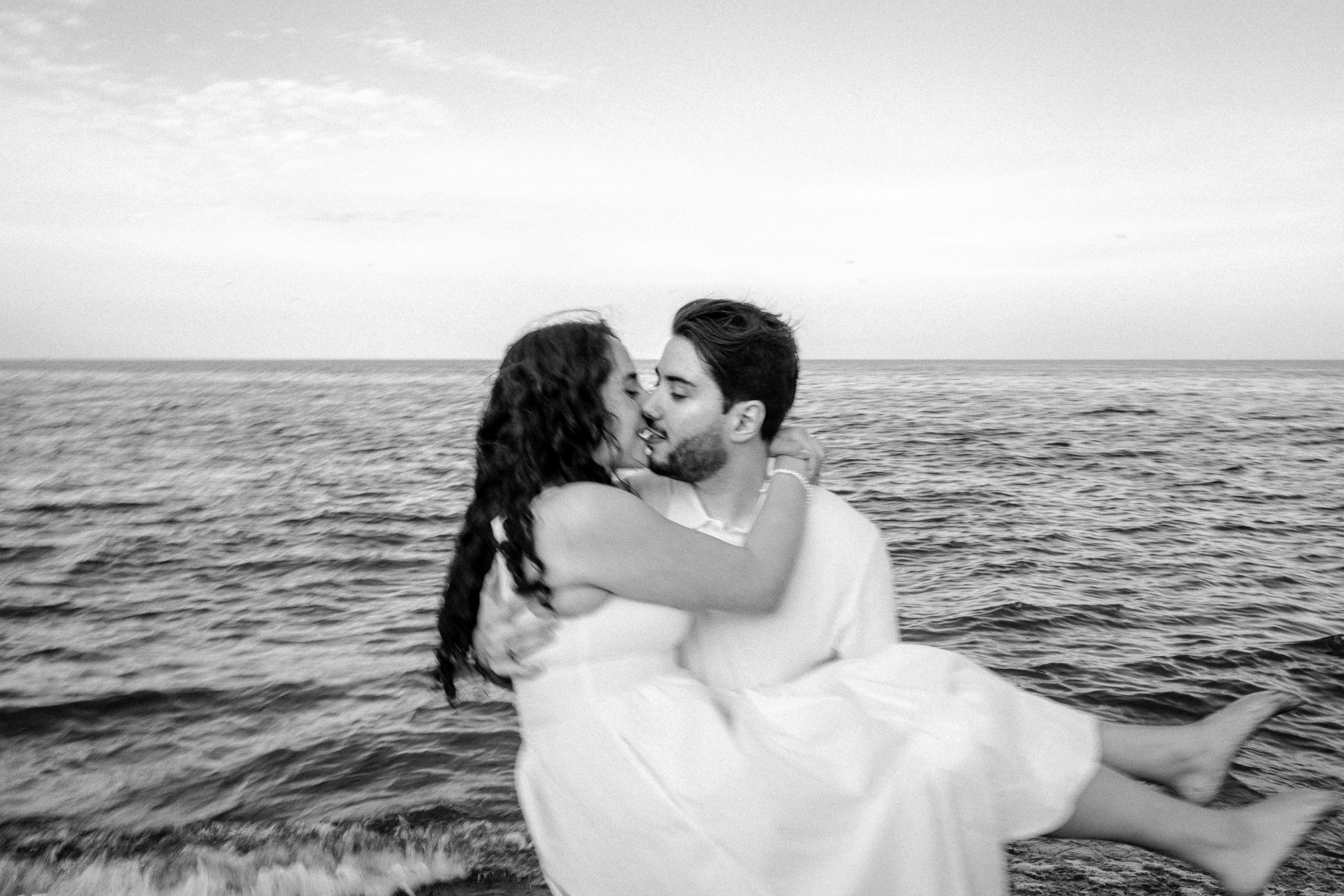 Elegant Engagement Photos at R.C. Harris Water Treatment Plant in Toronto