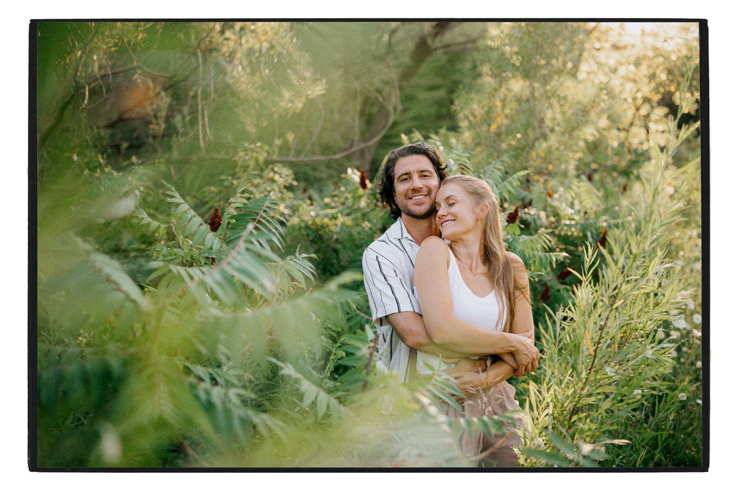 Evergreen Brickworks Summer Engagement Photoshoot