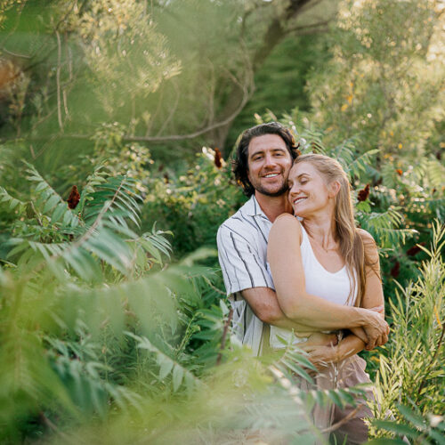 Evergreen Brickworks Summer Engagement Photoshoot