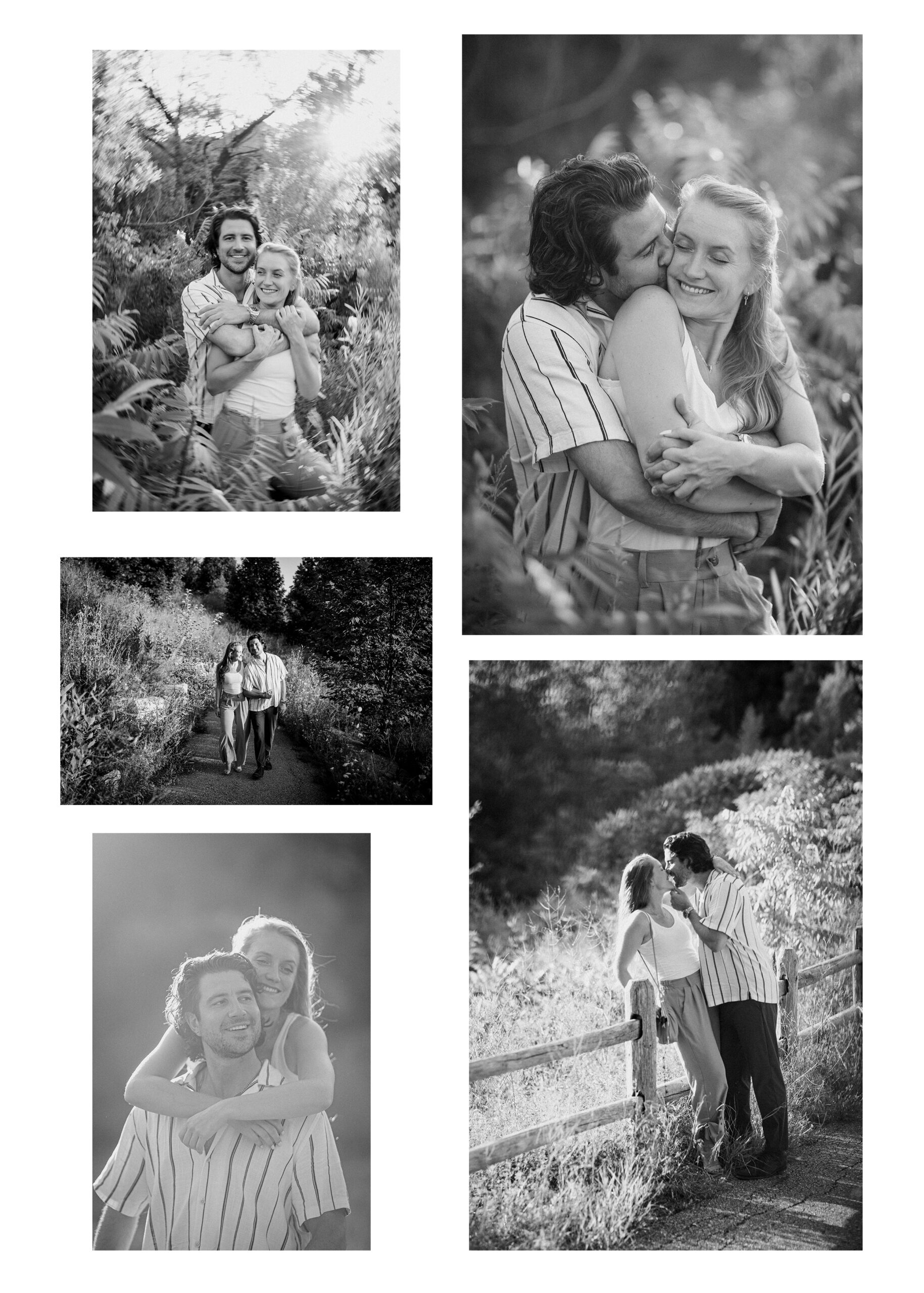 Evergreen Brickworks Summer Engagement Photoshoot