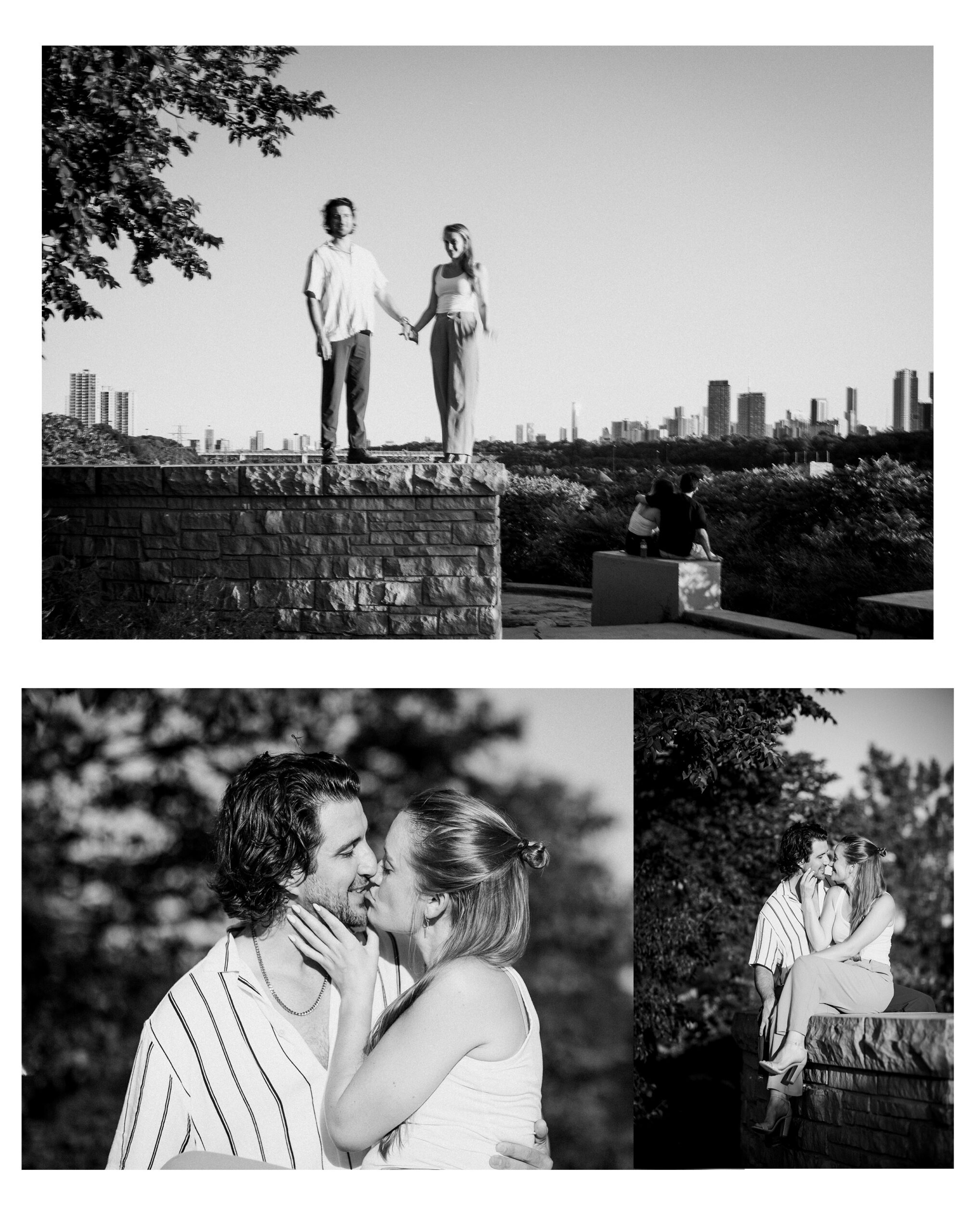 Evergreen Brickworks Summer Engagement Photoshoot