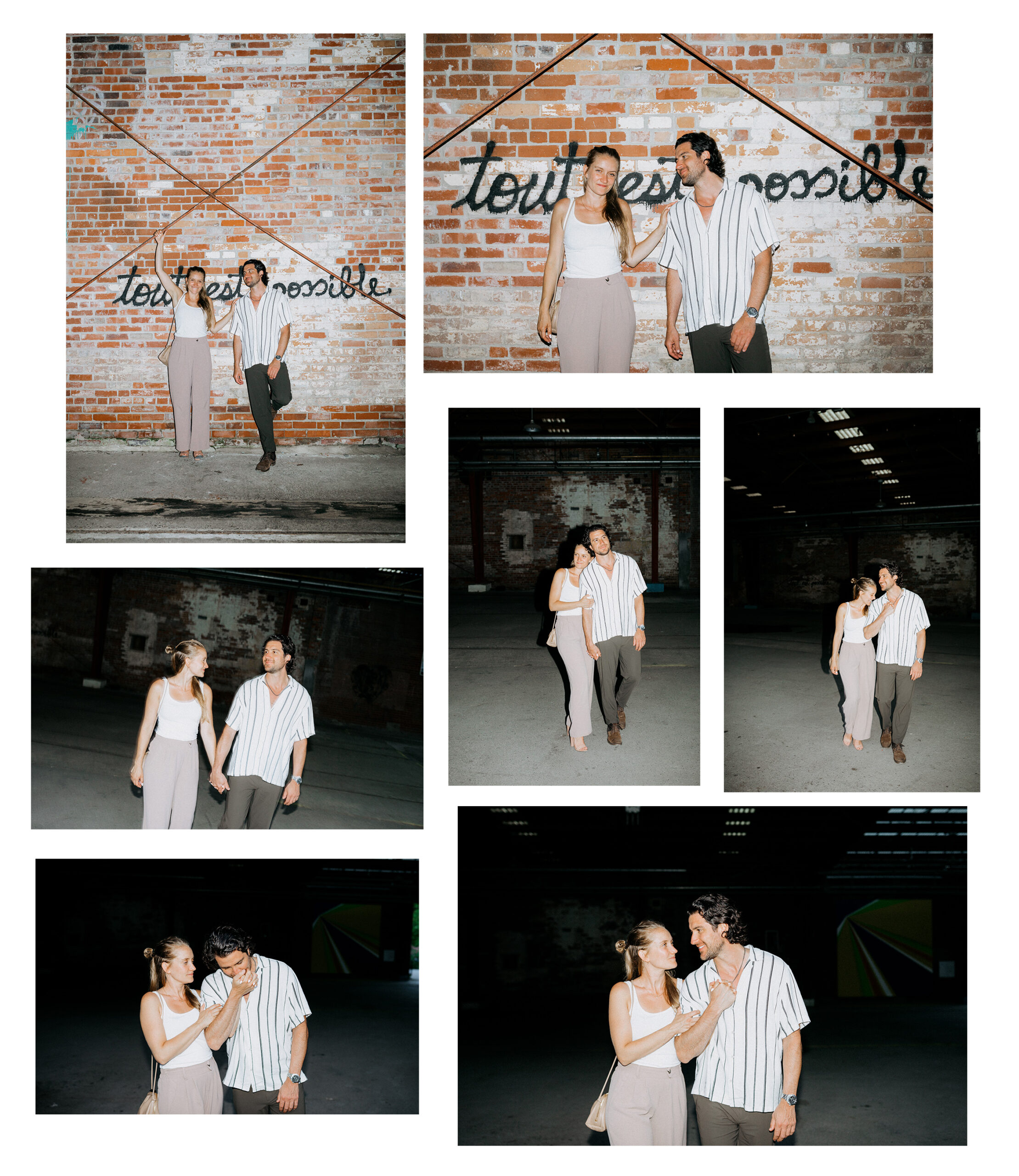 Evergreen Brickworks Summer Engagement Photoshoot