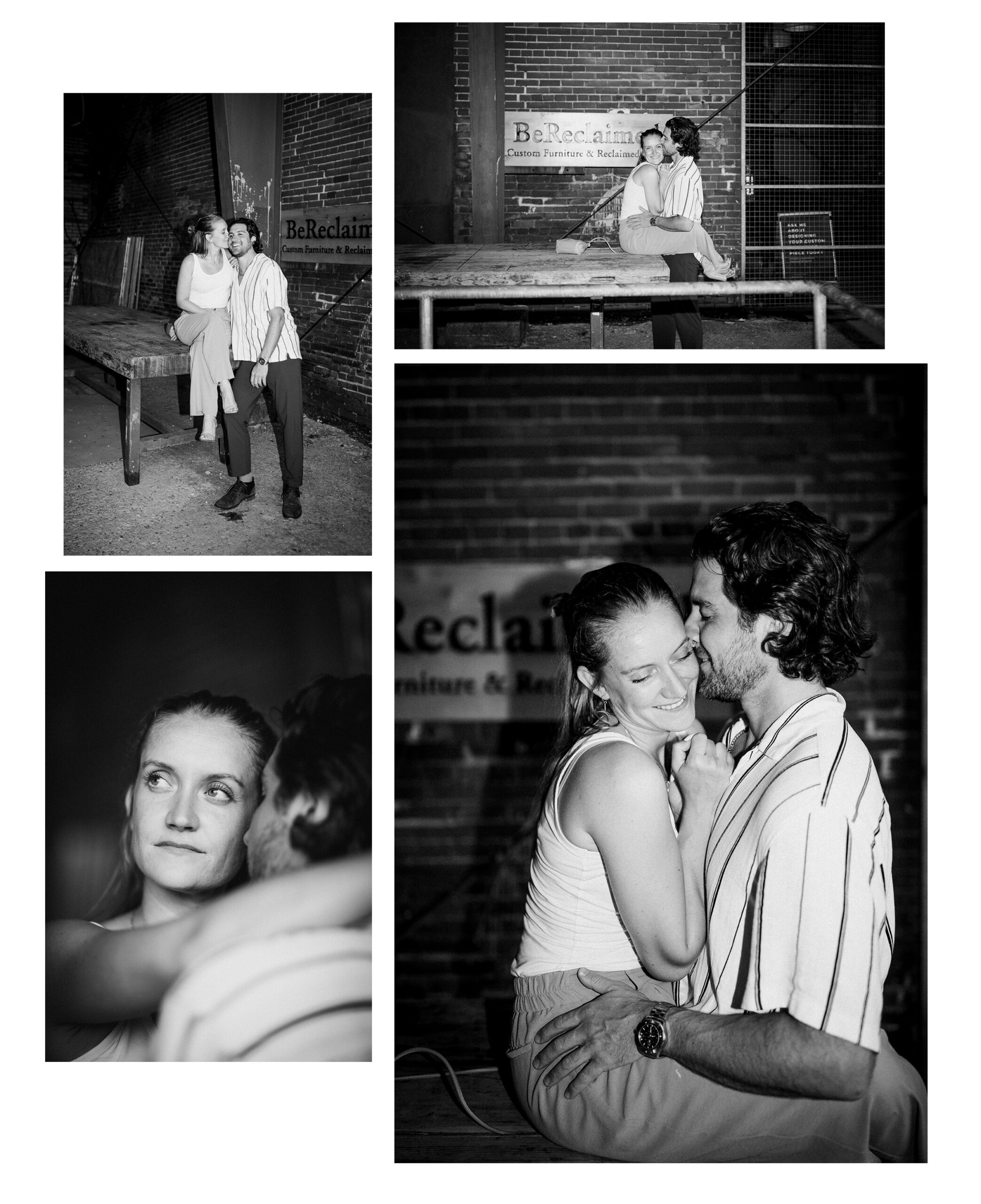 Evergreen Brickworks Summer Engagement Photoshoot